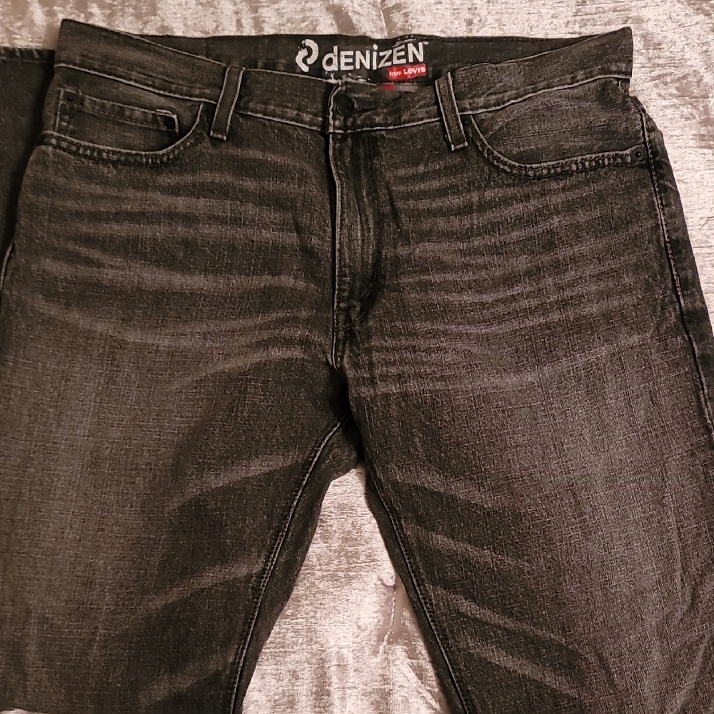 Levi's Denizen Men's 36x32 Black Jeans - Picture 4 of 10